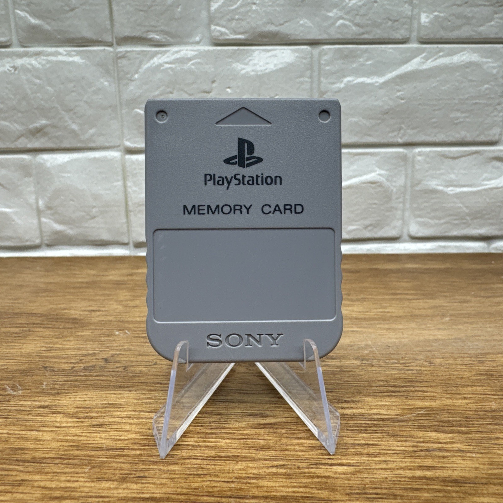 Sony Playstation 1 PS1 Official OEM 15 Block Memory Card SCPH-1020 Gray Tested