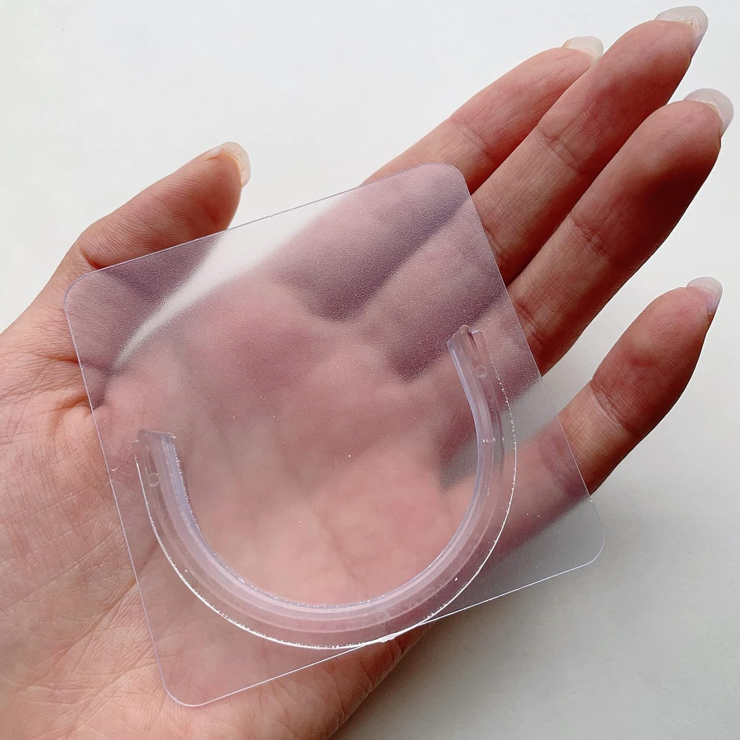 Shower Rod Holder, 2 Packs Tension Curtain Rod Bracket No Drilling, Adhesive Sho