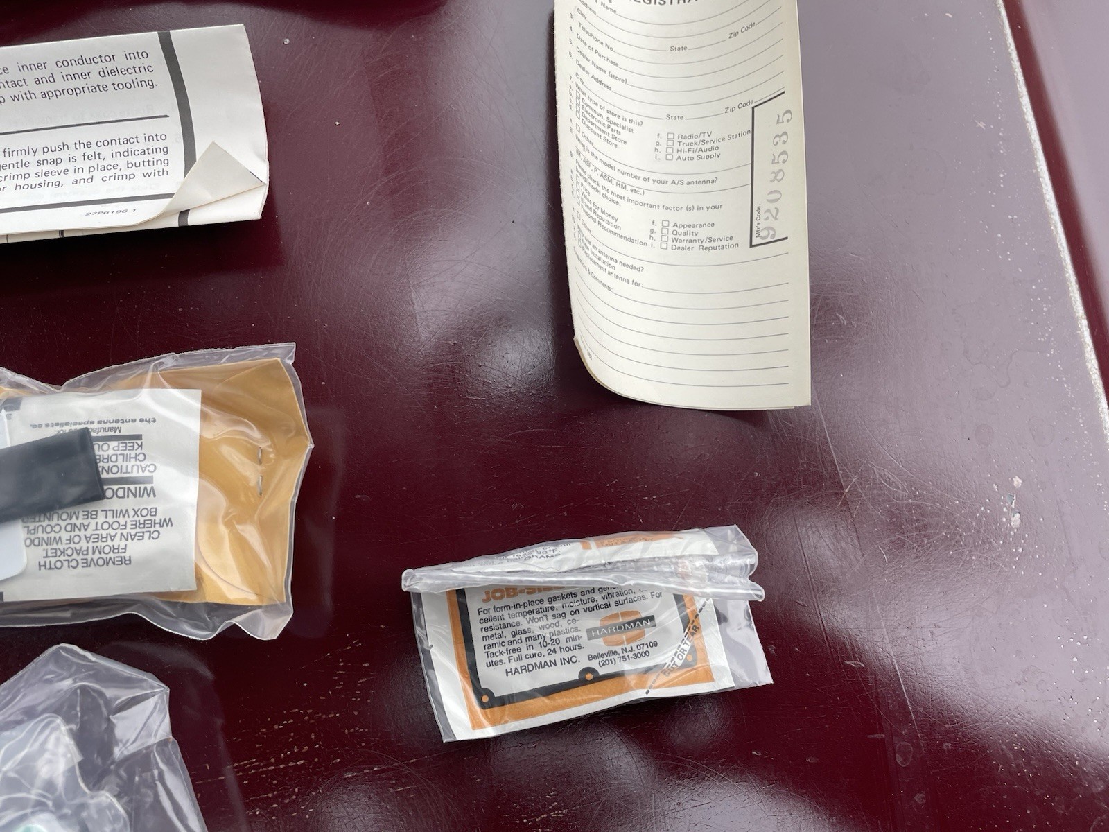 Vintage CB/AM/FM Mobile Window Mount Heavy Duty New Old Stock NOS