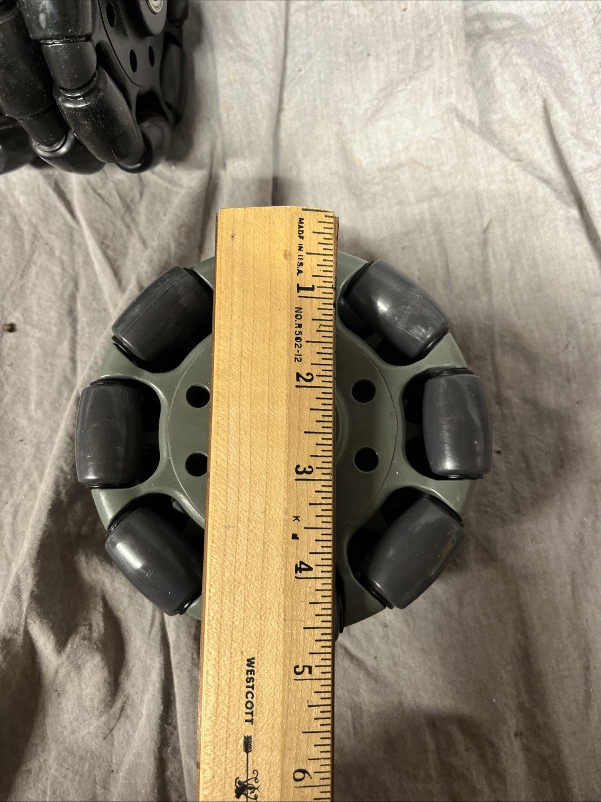 Lot Of 6 Used Rotacaster Wheels5 Doubles And One Triple