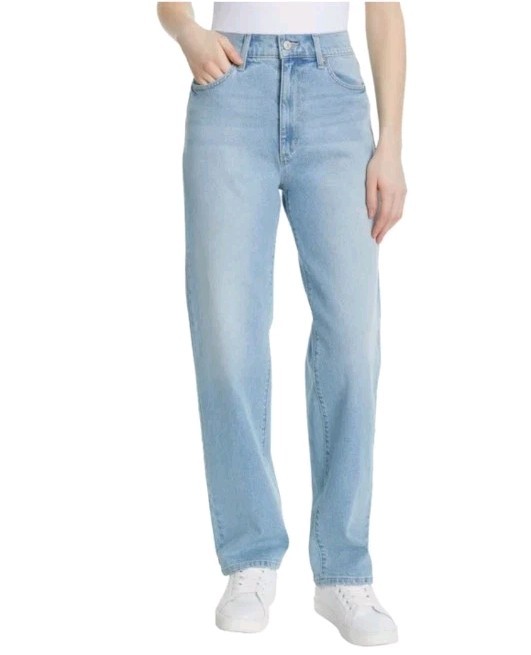 GLORIA VANDERBILT WOMEN'S RELAXED STRAIGHT JEAN HIGH RISE, AUTHENTIC DENIM.