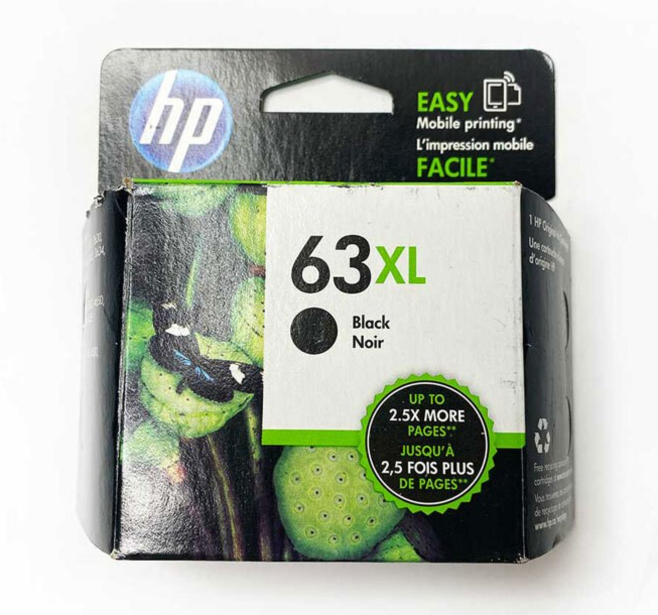 New HP 63 XL Black Ink Cartridge High Yield Genuine OEM Original Sealed Jun 2027