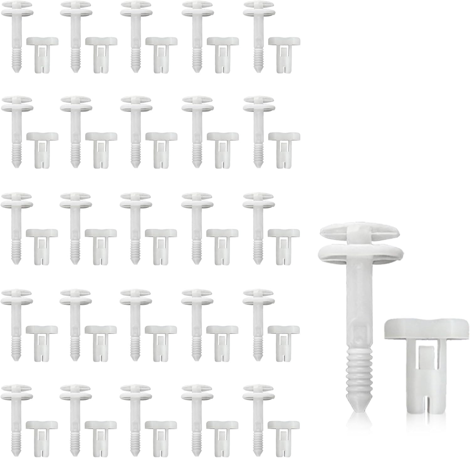 50PCS Compatible with GM Door Panel Clips OEM#15960325,Door Panel Retainer Clips