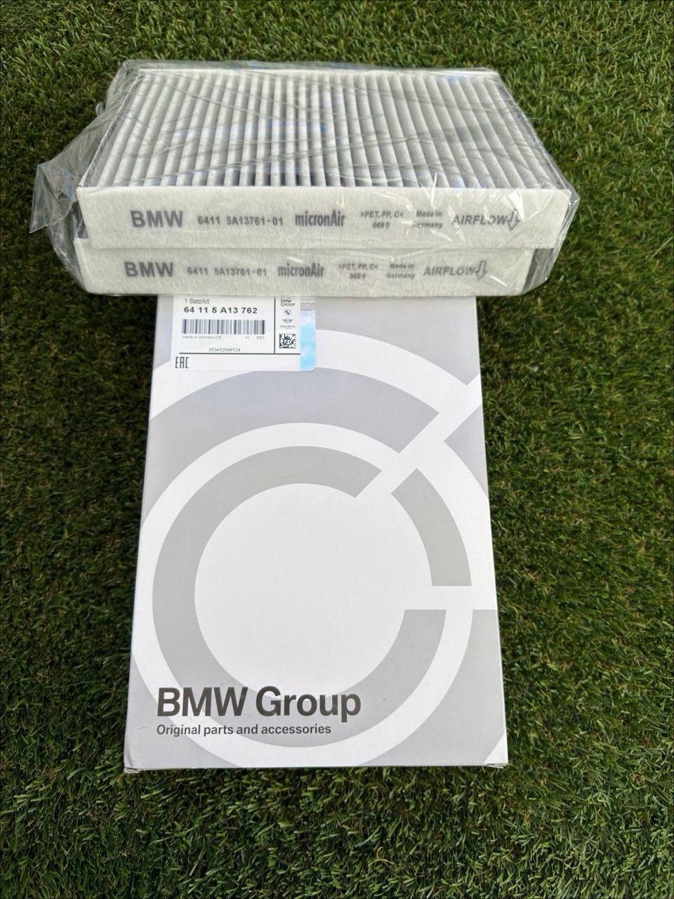 Genuine BMW G07 X7 Fine Dust Filter Rear 64115A13762 3rd Row 5-zone control