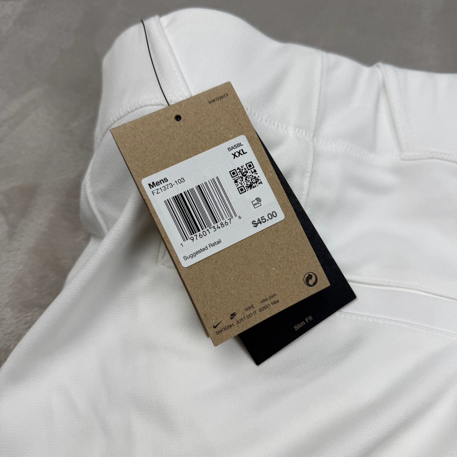 Nike Mens Baseball Pants 2XL Blue/White *Small Stains*