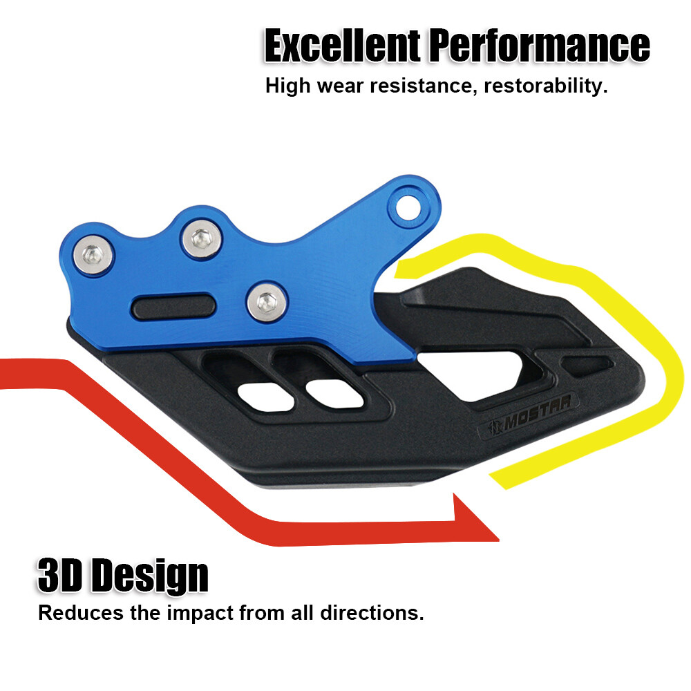 Rear Chain Guard Guide Slider For Yamaha YZ 125 250 250F 450F 125X 250X FX 450FX