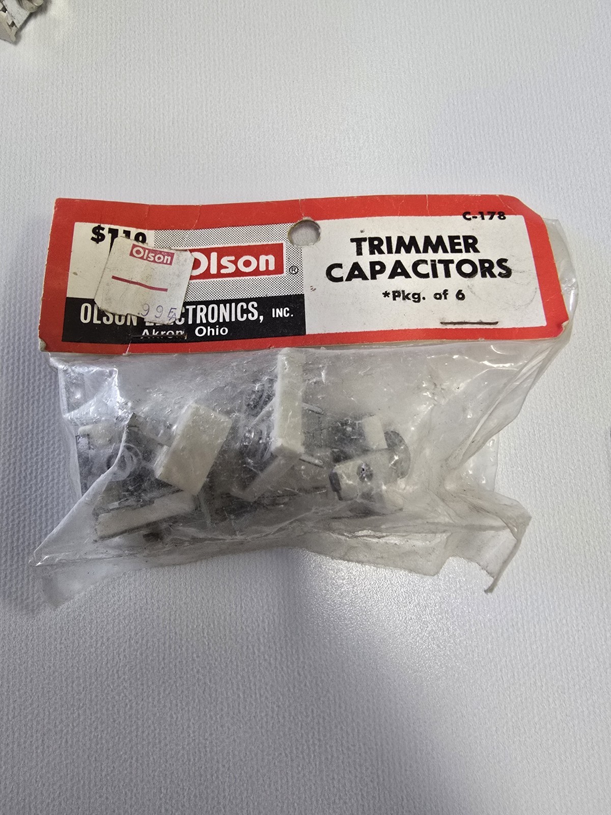 Olson Trimmer Capacitors Package Of 6
