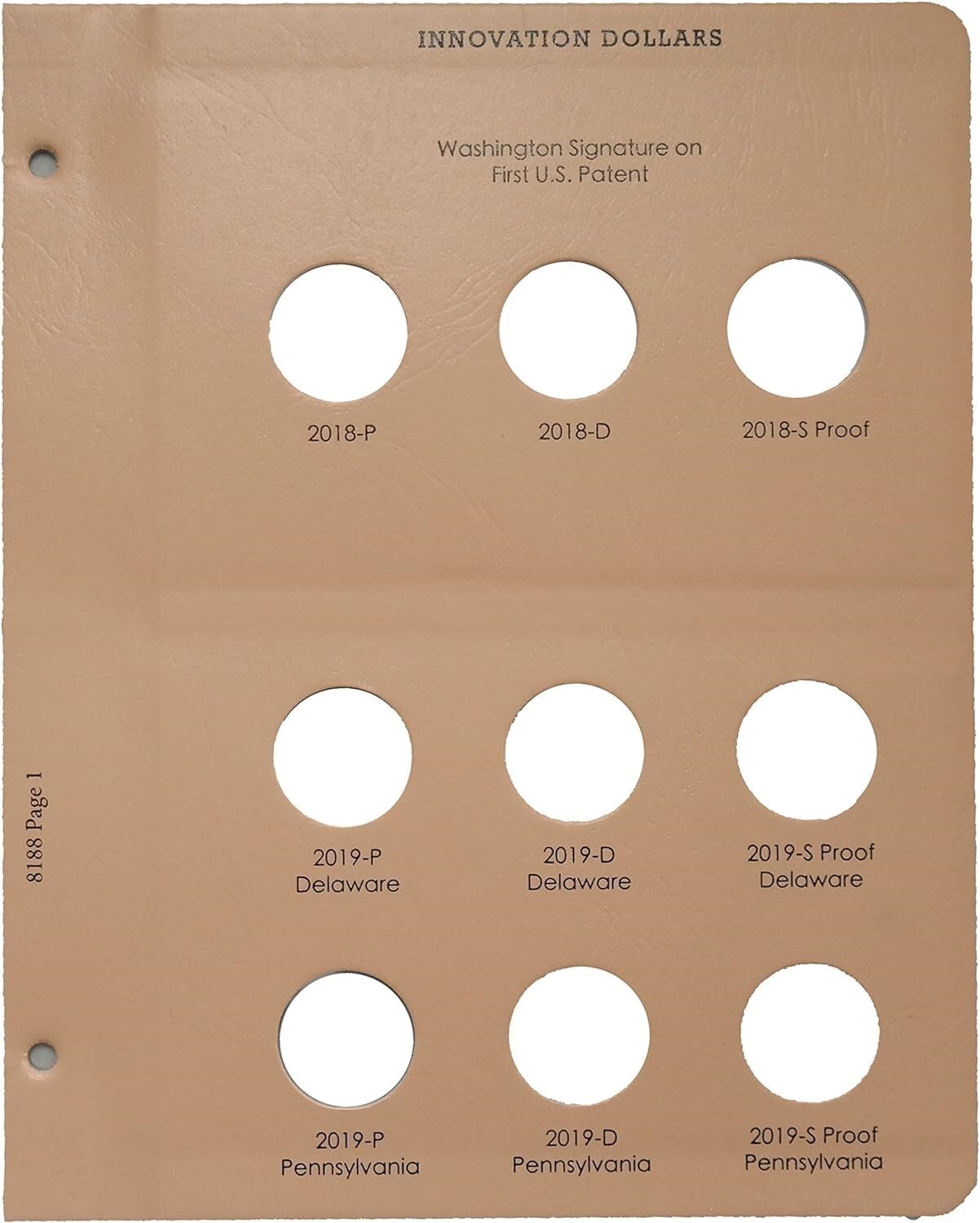 New Dansco Album For Innovation Dollar Coins w Proofs 2018-2024 8188 Archival