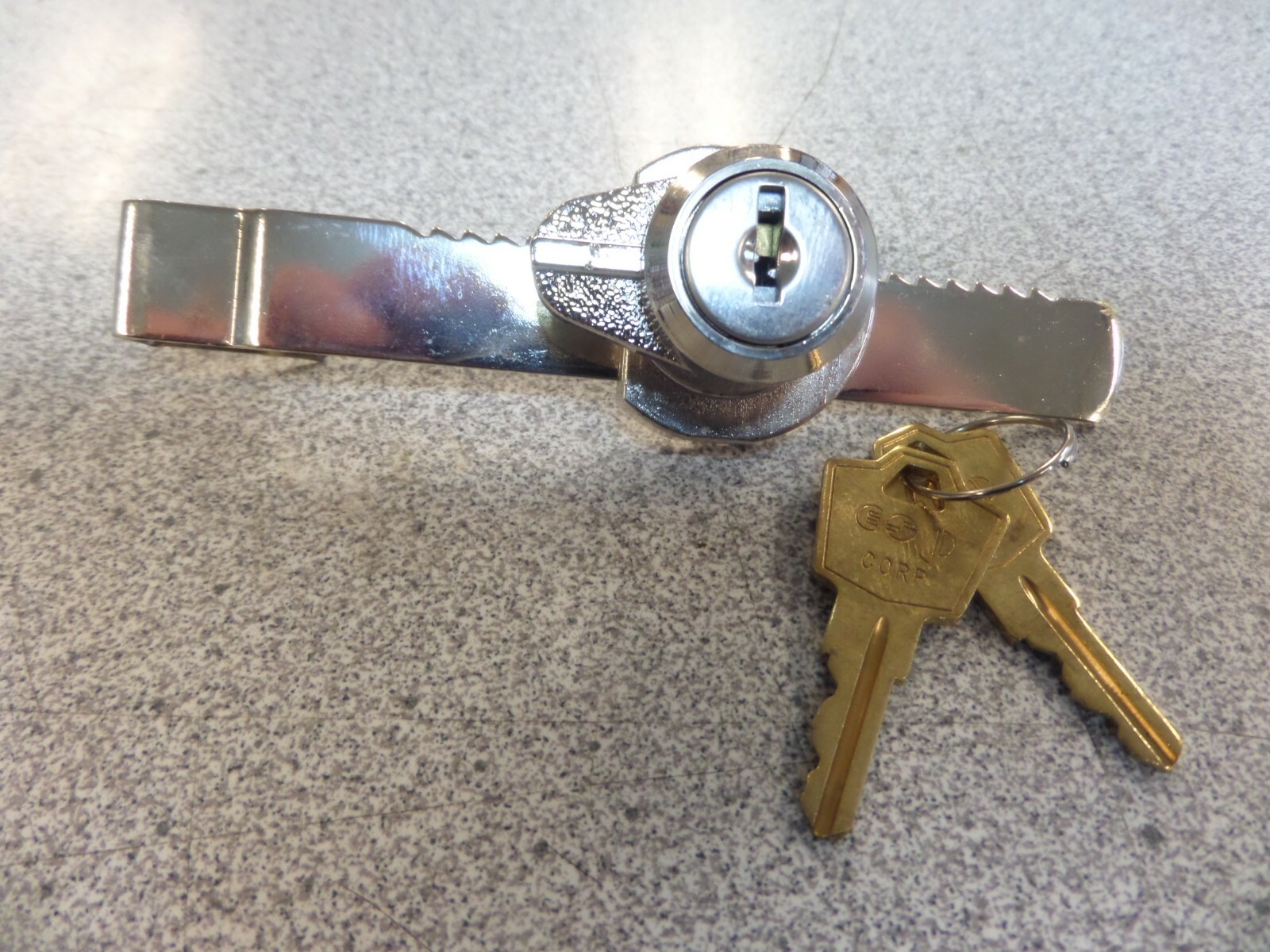 ESP 7RLKA201 RATCHETING GLASS DOOR SHOWCASE LOCK KEYED ALIKE 201