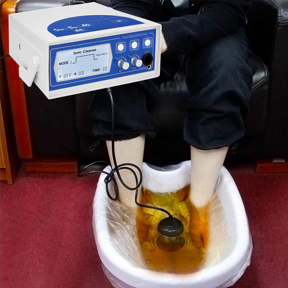 Ionic Detox Foot Spa Ionized Relax Cleanse Machine w/ Footbath Tub Far Infrared
