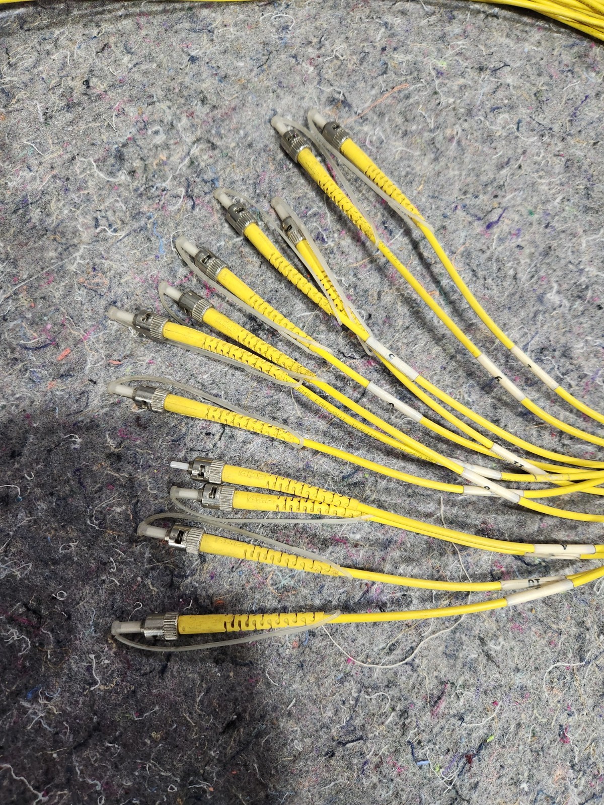 250' Telecast System TAC 12-Strand ST/ST Broadcast Single Mode Fiber Optic Cable