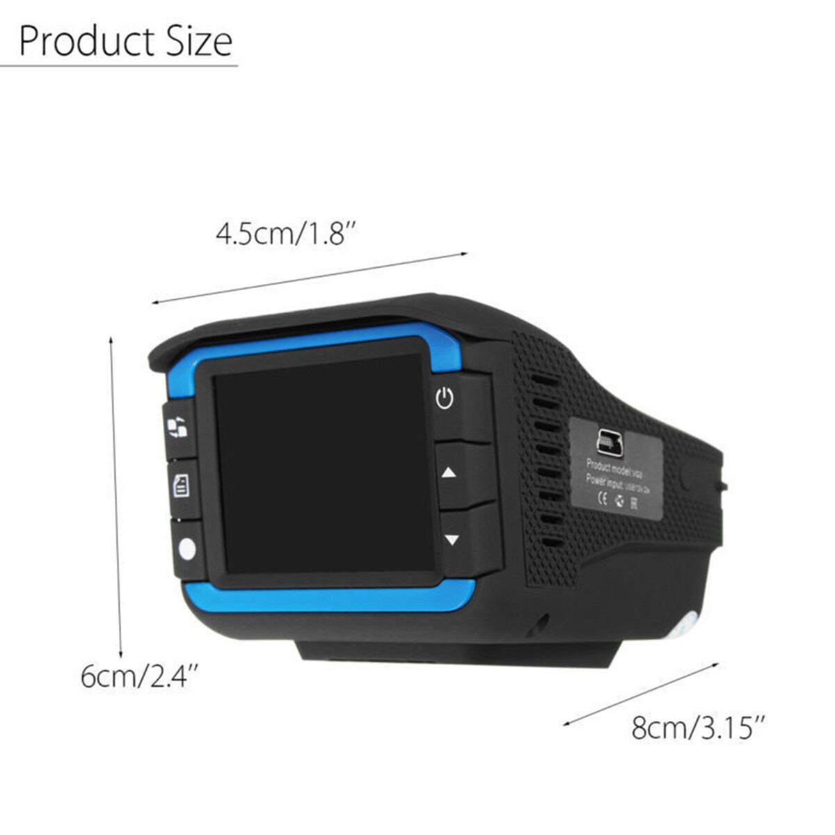 2IN1 Anti Radar Laser Police Detector Speed Car DVR Recorder Dash Camera Night