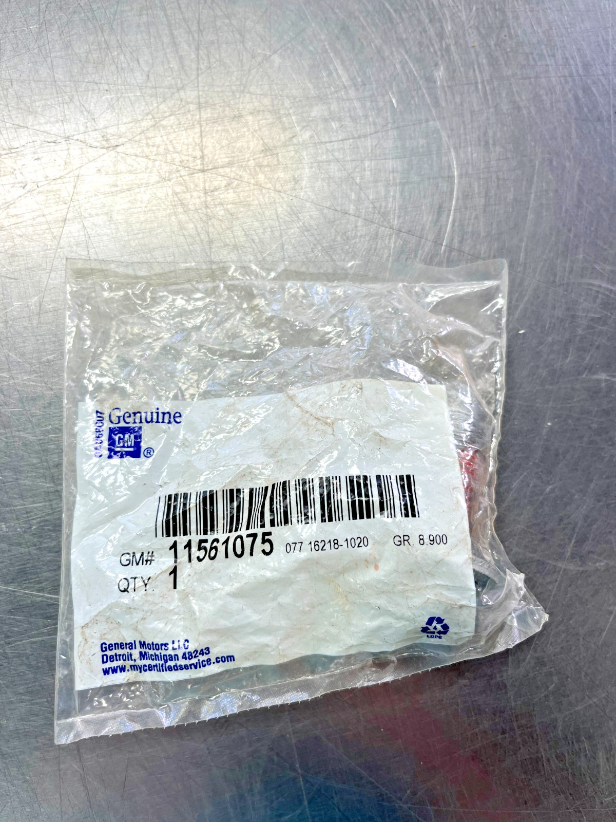 11561075 Genuine OEM AC Delco Bumper BOLT GM 1156-1075