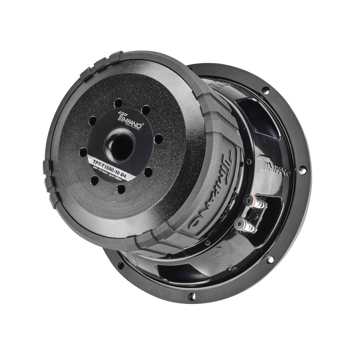 2x Timpano 10" Car Audio Subwoofer 1500 Watts T1500-10 Dual 4 Ohms Daily Banger