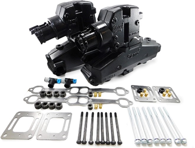 MerCruiser Marine Sierra Exhaust Manifold Kit 4" 350 V8 87114 44354 1983-2003