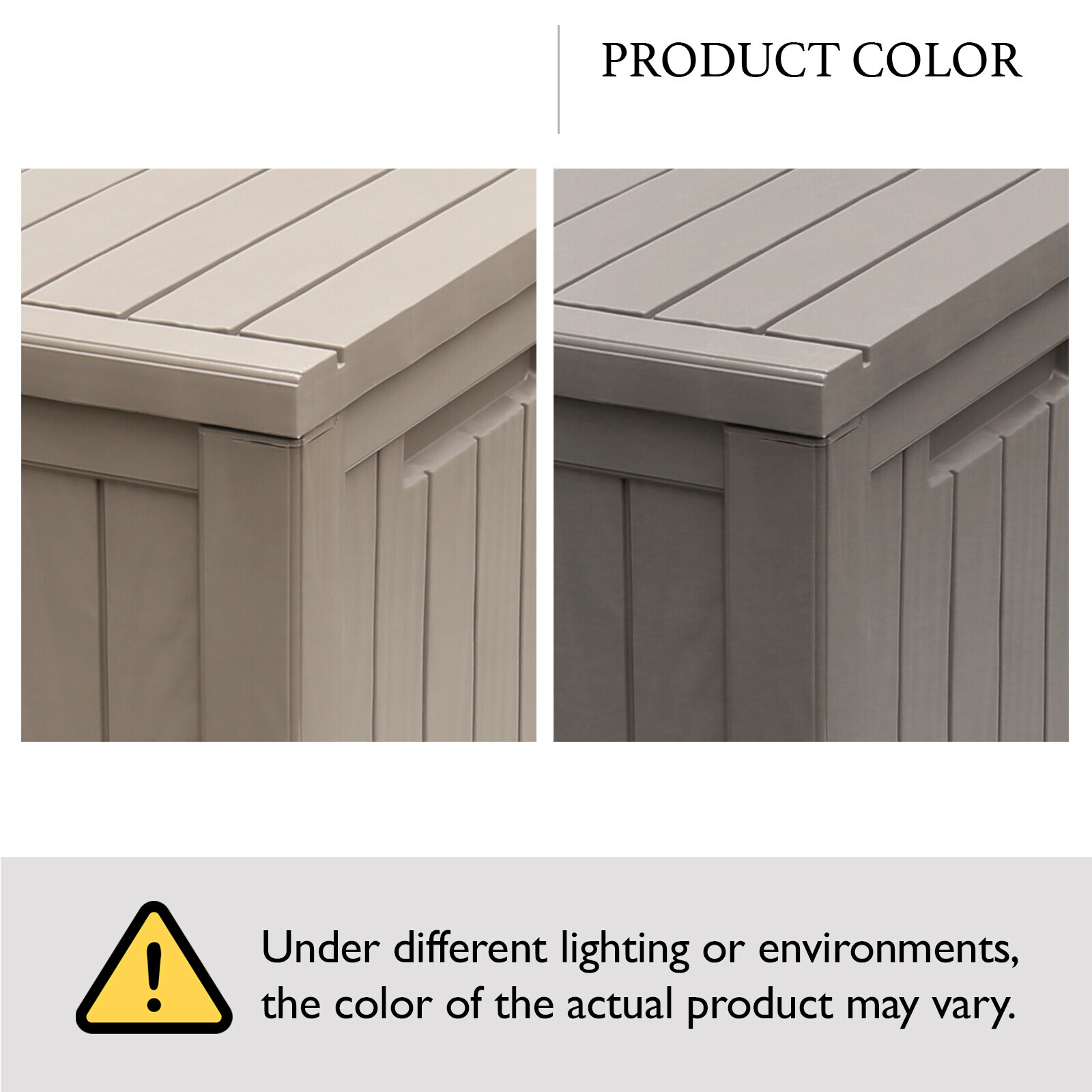 120 Gallon Deck Box Storage Outdoor Patio Chest Organizer Furniture Garden Bench