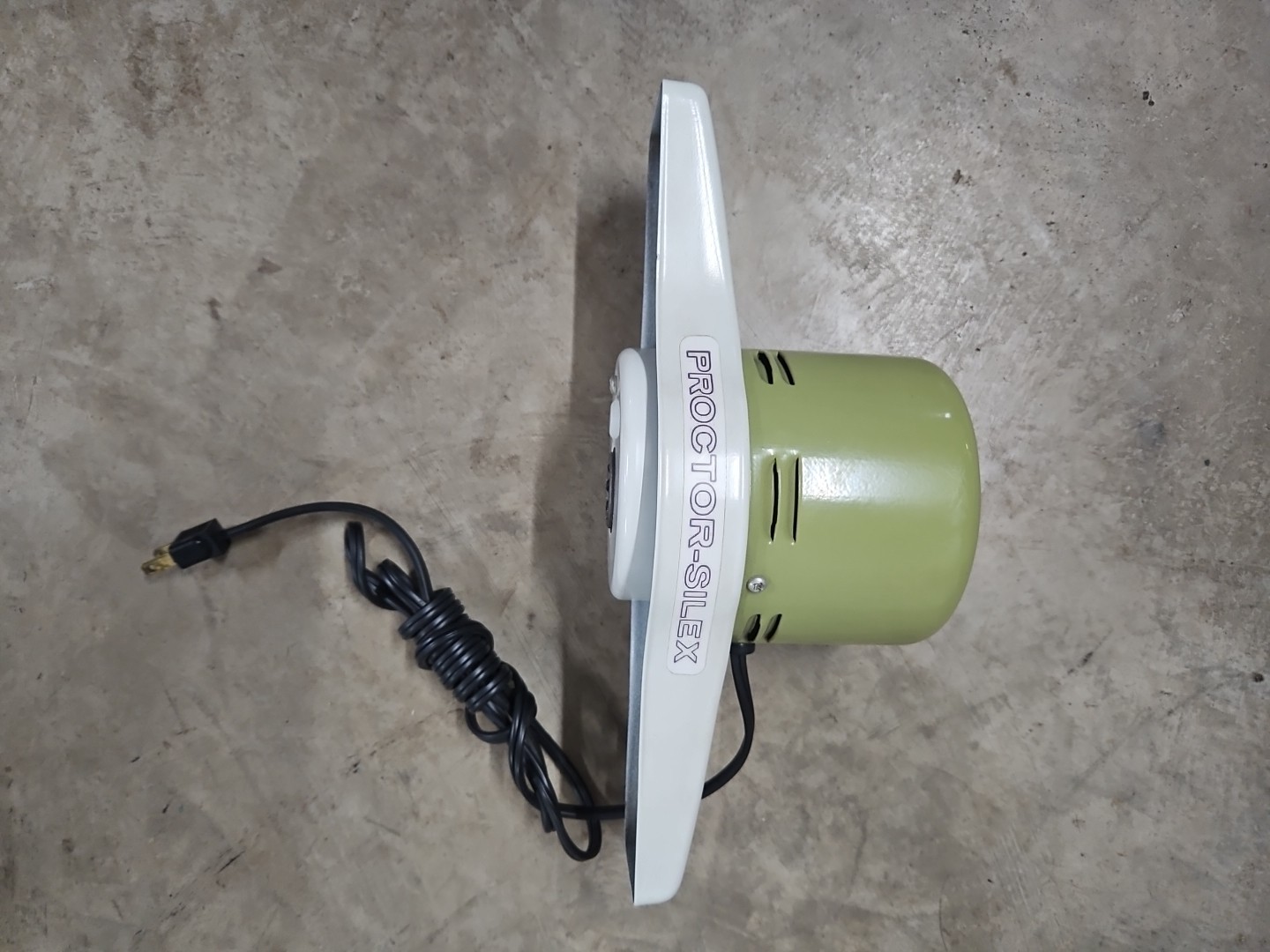 Vintage Proctor Silex Electric Ice Cream Maker Avocado Green Eagle Bucket Tested