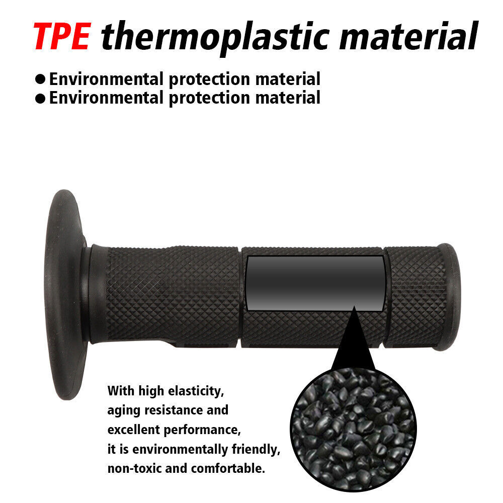 NIBBI 7/8" 22mm Handlebar Hand Grip For Suzuki RM85 RM125 RM250 RMZ450 DRZ400SM