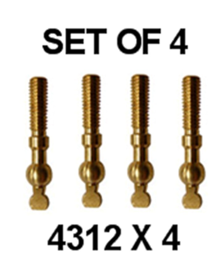 Replacement Draft Beer Faucet Lever  - brass - 4- PACK  # 4312 X 4.