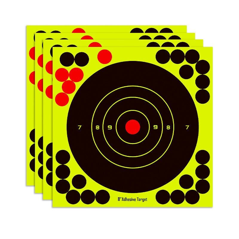 50 Packs Shooting Targets Splatter Range Paper Target Gun Shoot Rifle