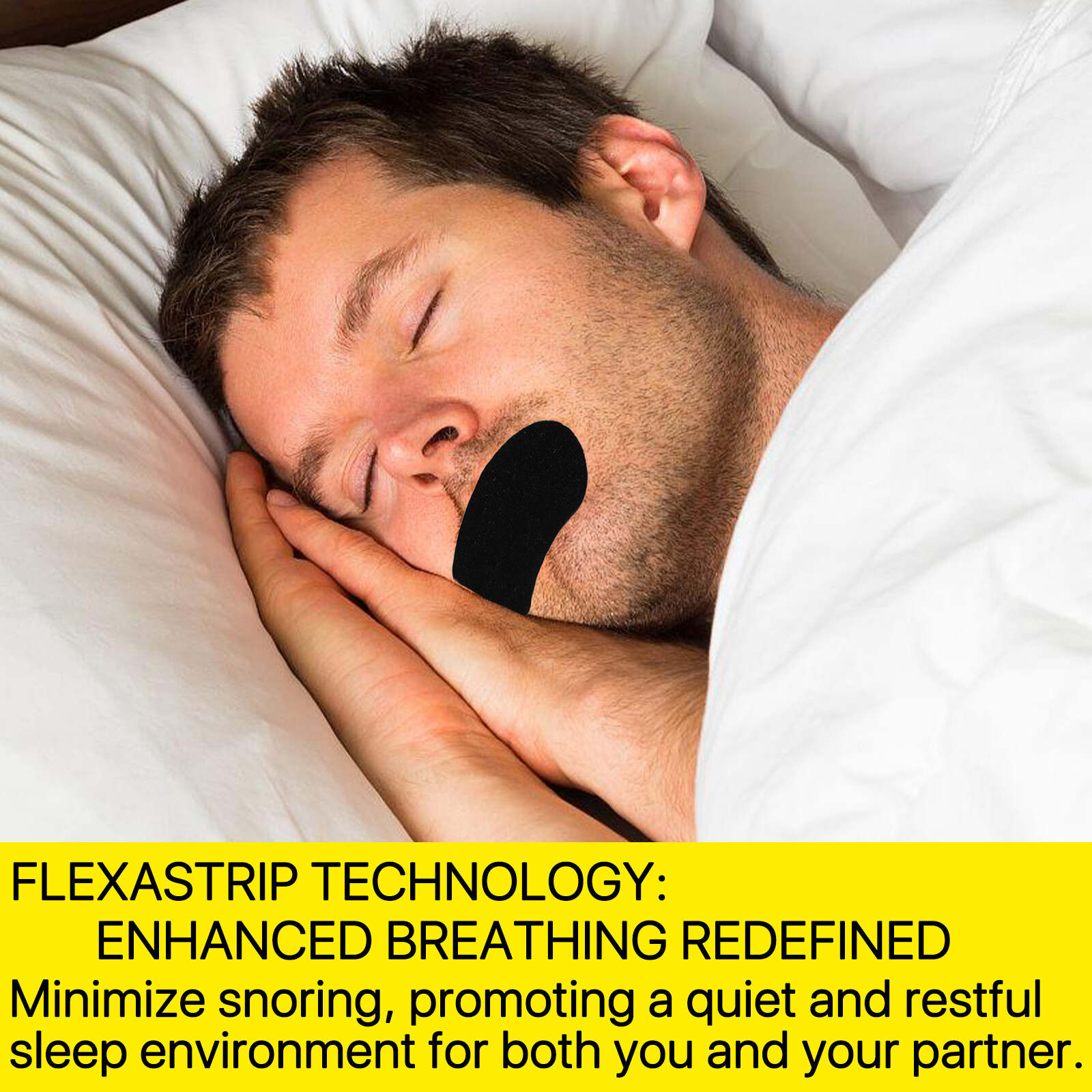 100pcs Mouth Patch Tape Strip Advanced Gentle for Better Nose Improved Breathing