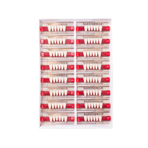 84/96pc Acrylic Resin Teeth Denture Dental Teeth Anterior Posterior A1/A2/A3 U/L