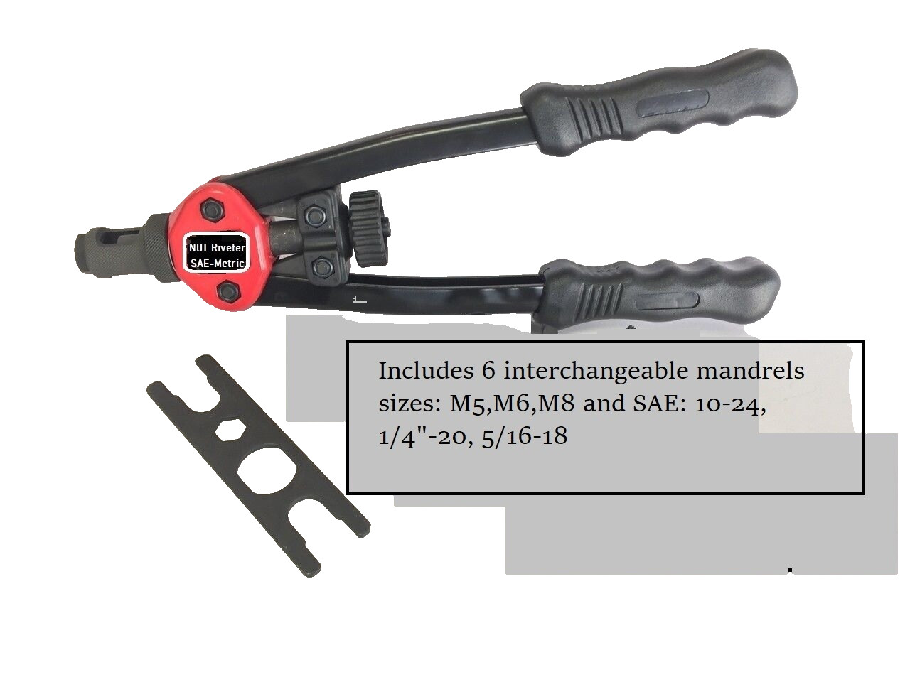 Flash Sale!! 13" Hand Riveter Rivet Gun Kit Thread Setter