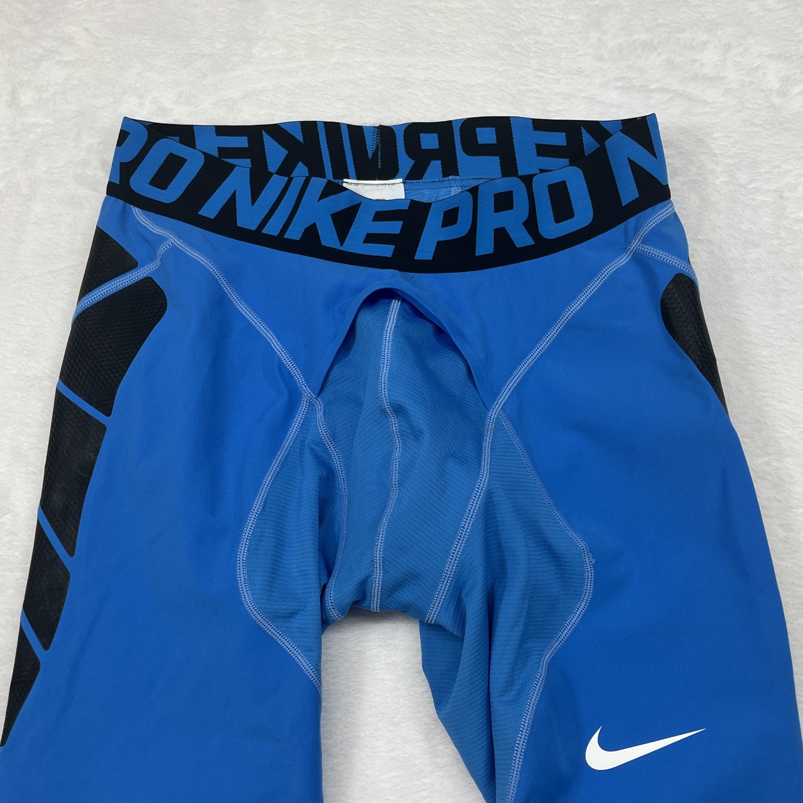 Nike Pro Hyperstrong 3/4 Pants Baseball Compression Sliding Men's Large Blue NEW
