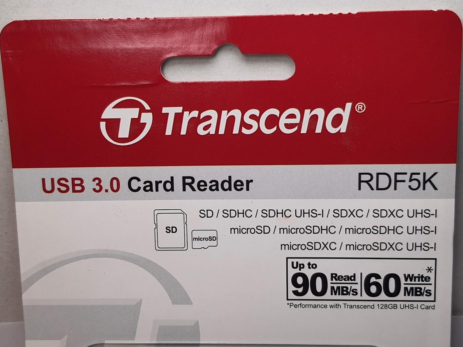 Transcend High-Speed RDF5K USB3.0 SDHC SDXC Micro SDHC Micro SDXC Card Reader SD