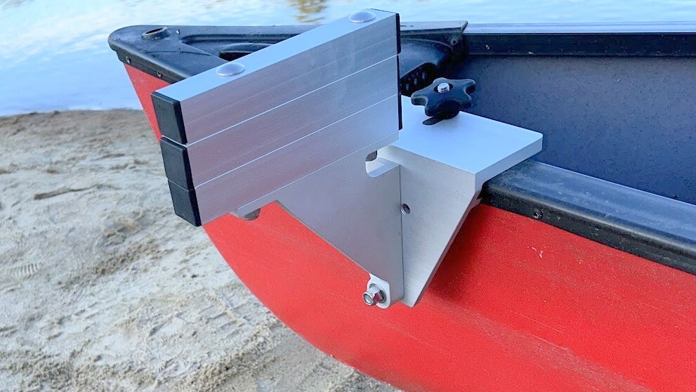 Side Saddle Canoe Motor Mount for Trolling Motor on Old Town and similar