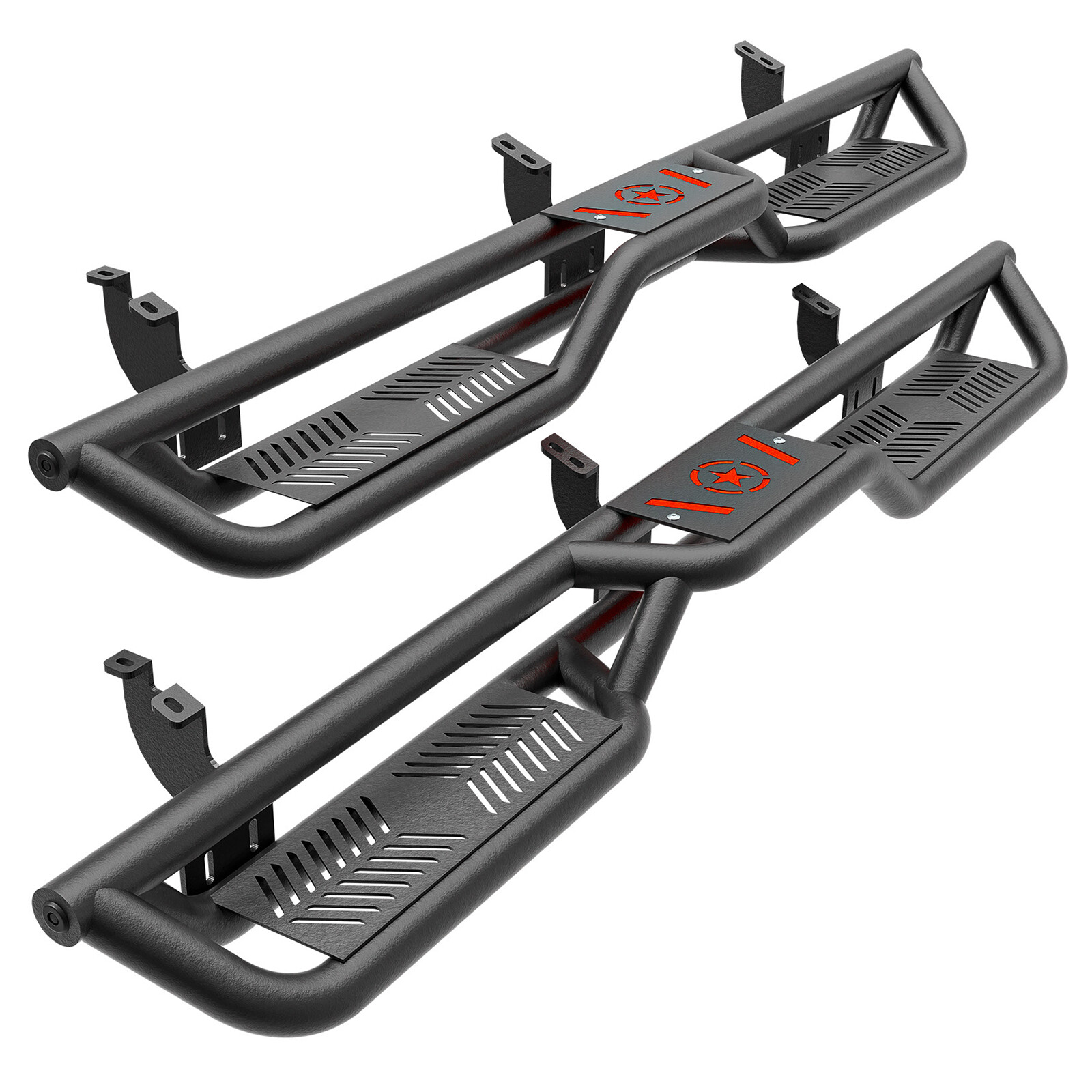Running Boards Side Steps For 2024-2025 Toyota Tacoma Double Cab & Crew Cab