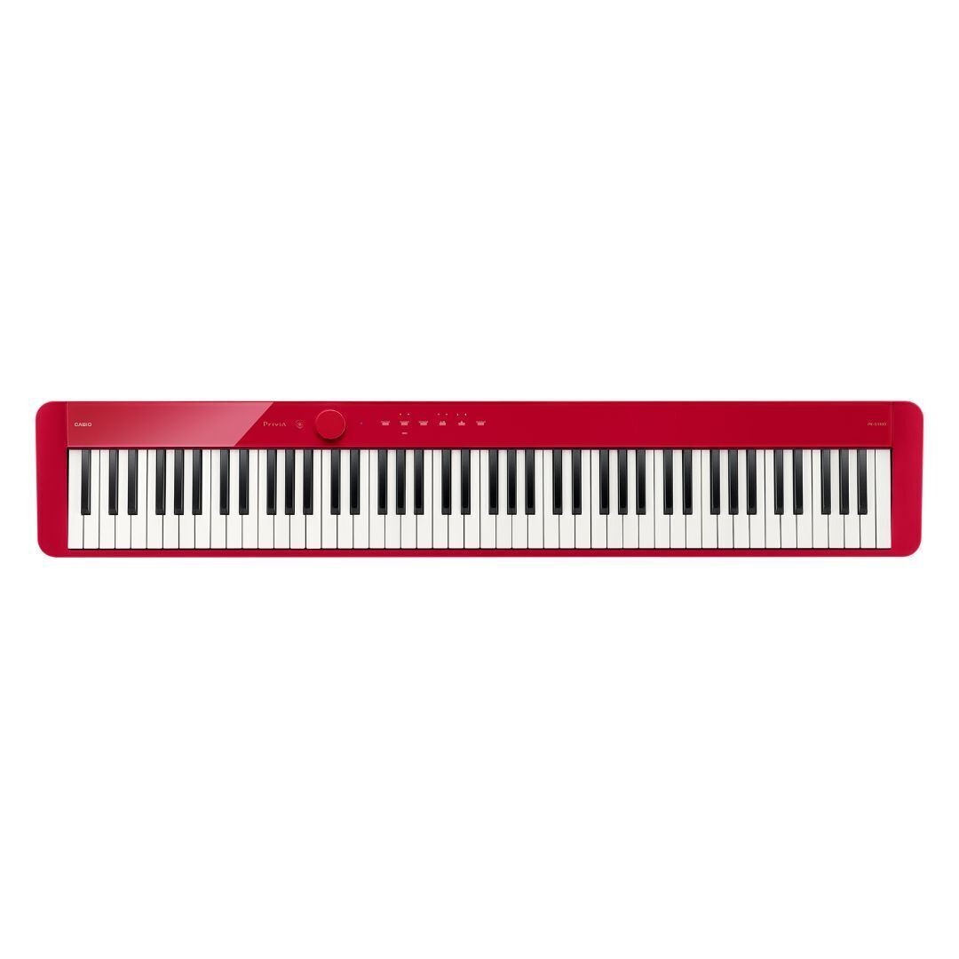 Casio Privia 88 Key Digital Piano Smart Scaled Hammer Action Keyboard (Red)