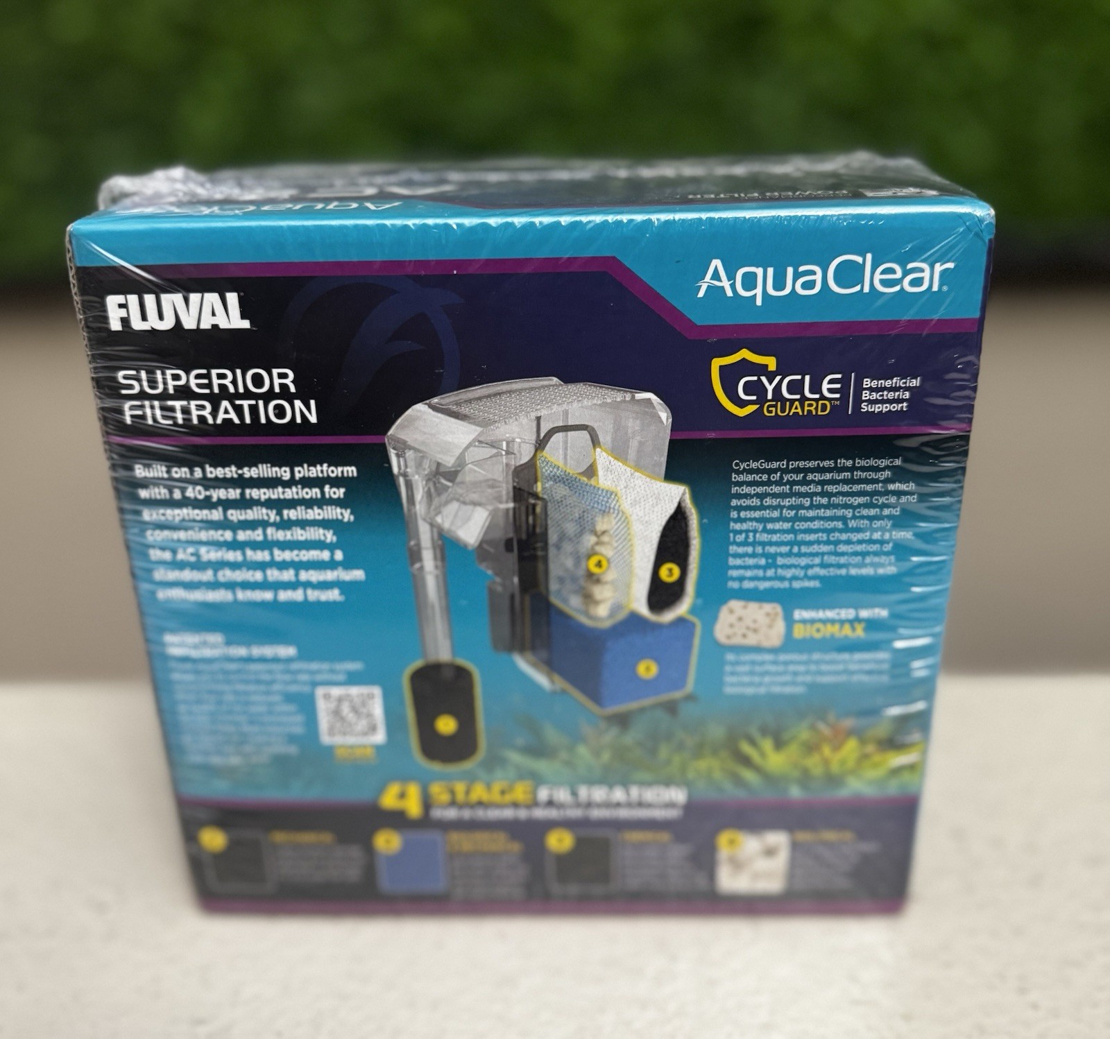 Fluval AquaClear AC20 Power Filter 5-20 US Gal #19595