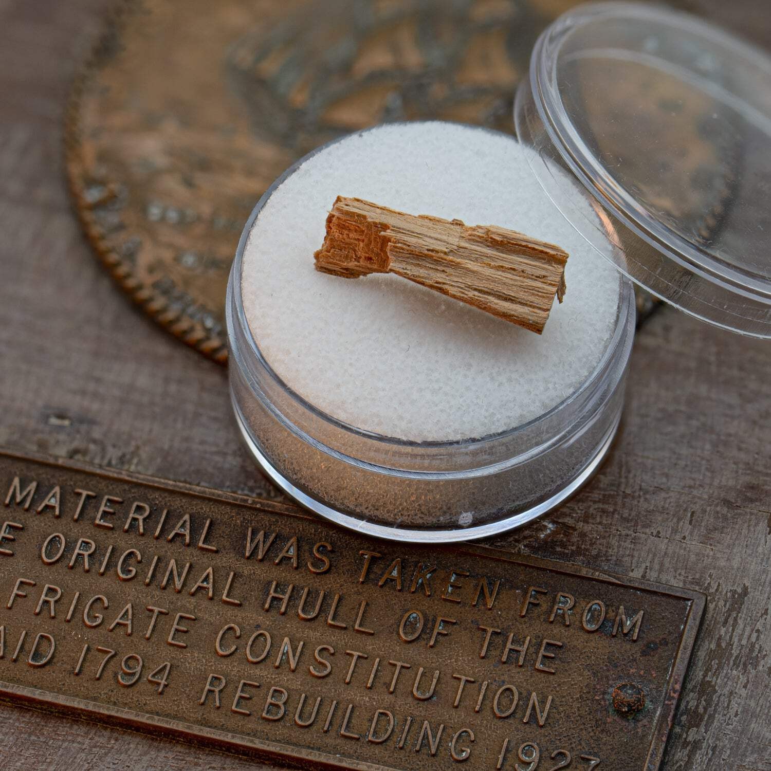 Old Ironsides USS Constitution Hull Fragment