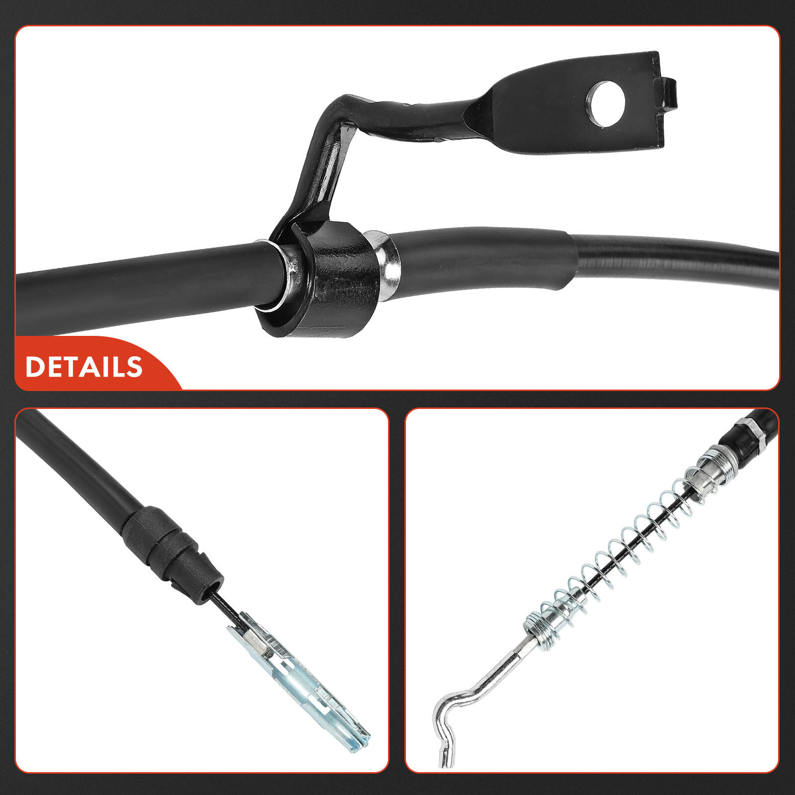 2x Rear Driver & Passenger Parking Brake Cable for Ram 2500 3500 Dodge Ram 2500