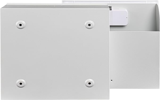 Pochar White Vent Safe with Hidden RFID Compartment for Adults, Joiners, Nursery