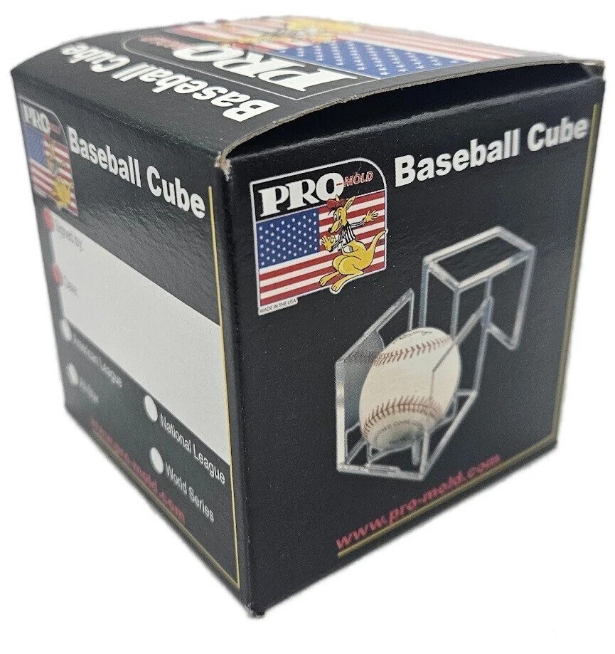 36x Pro-Mold Baseball Cube IV Square Holder UV Protected Ball Display Full Case