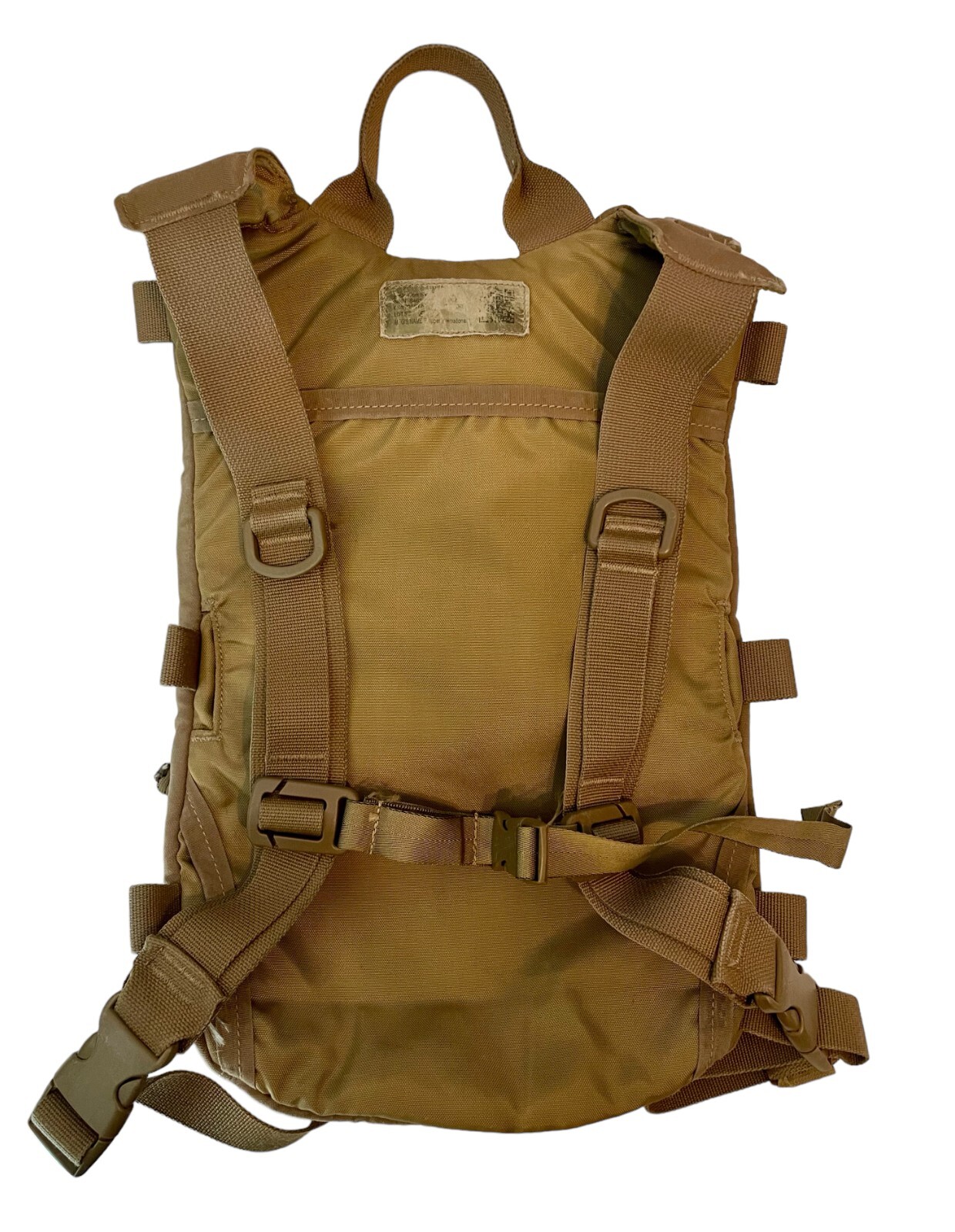 USMC FILBE Hydration Carrier Coyote Brown Backpack Pouch (No Bladder) USGI VGC