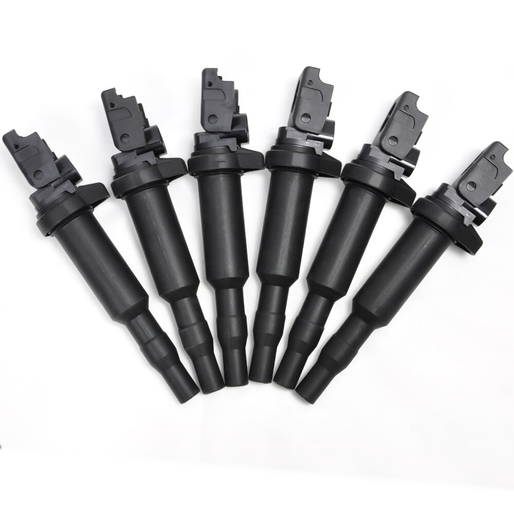 6 Pack Ignition Coil & Spark plugs for BMW 128i 328i 335i 528i 535i X5 X3 UF592