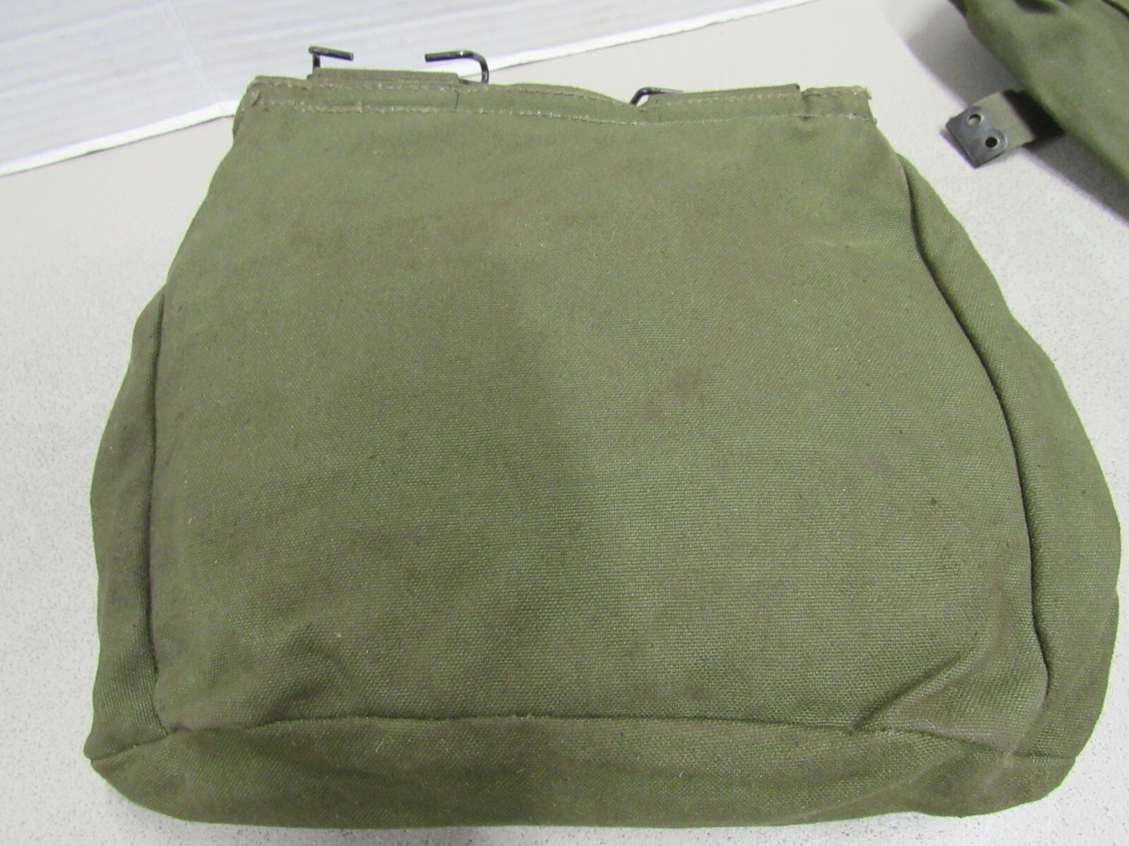 Dutch Military Web Gear Canvas Butt Pack Old Style Belt Hooks Hanger Netherlands