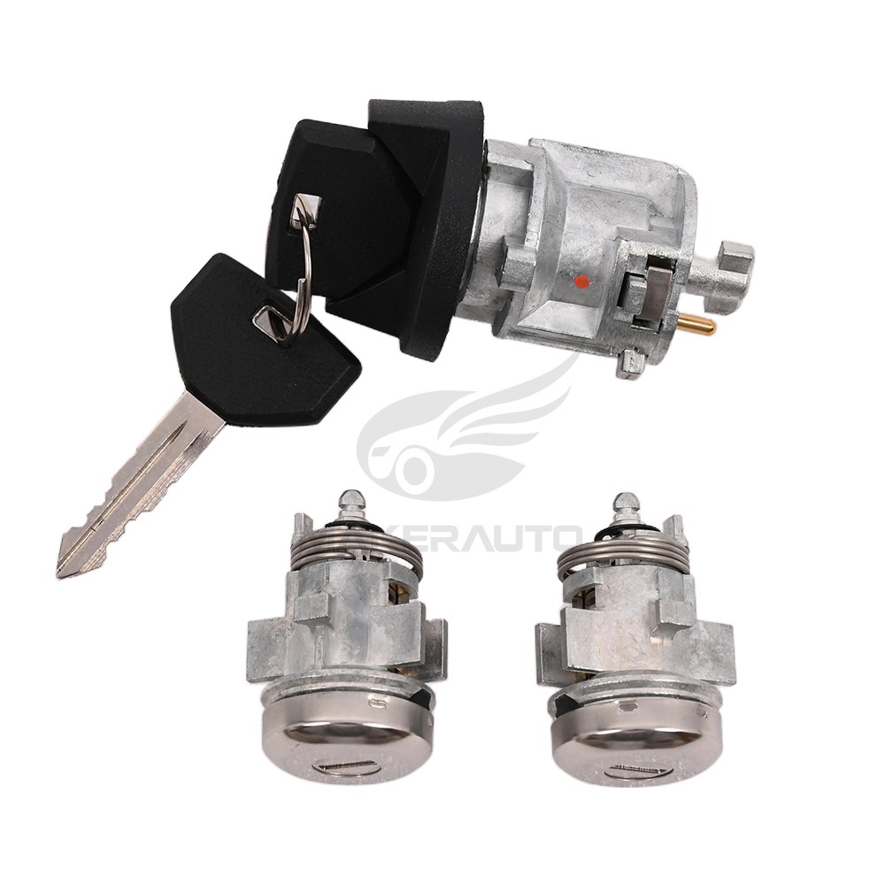 New Ignition & Door Lock Cylinder Set Fits 98-01 Ram 1500 2500 3500 Key Alike