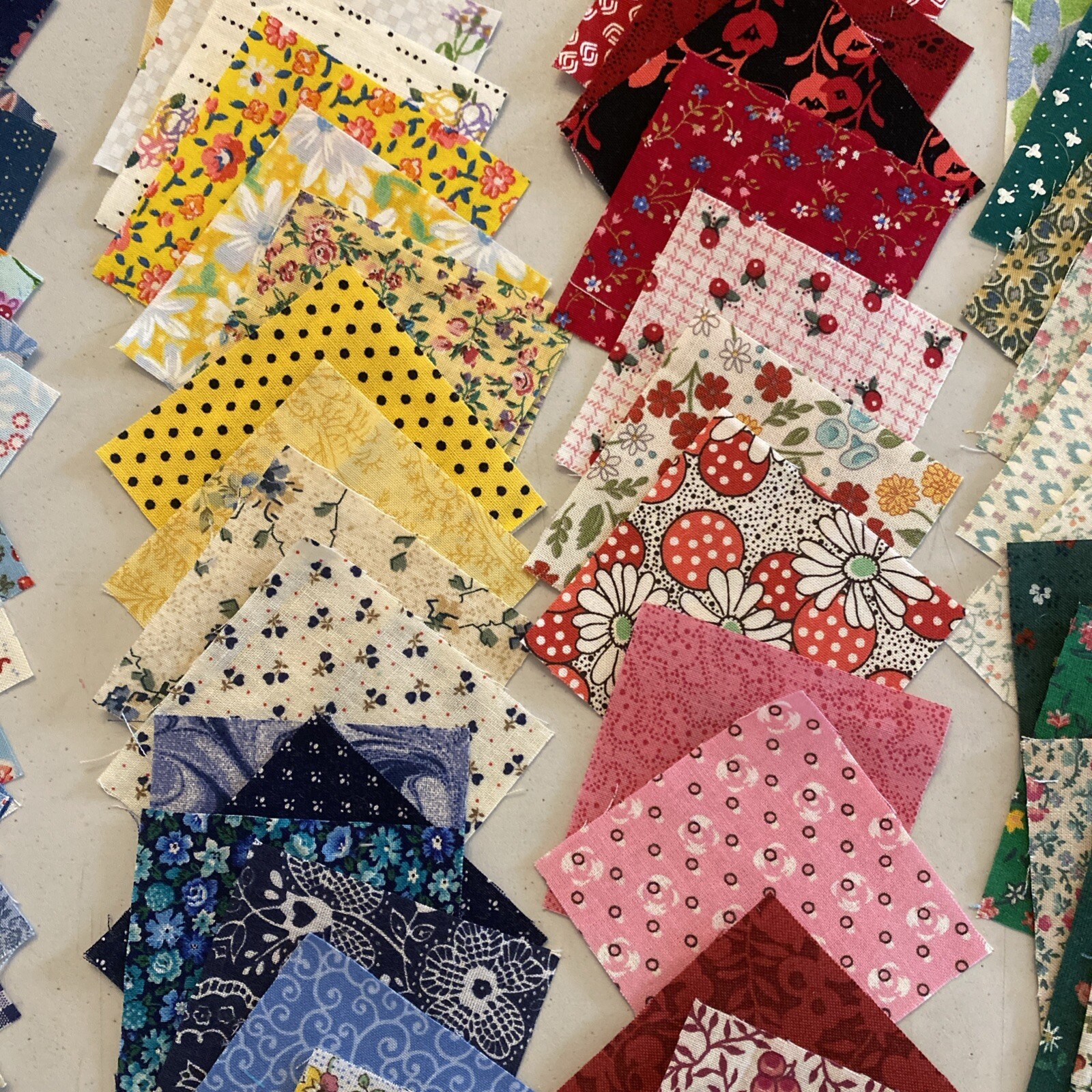 150 2.5 INCH (2.5” X 2.5”) QUILT SQUARES - Cotton Fabric Crafts Sew