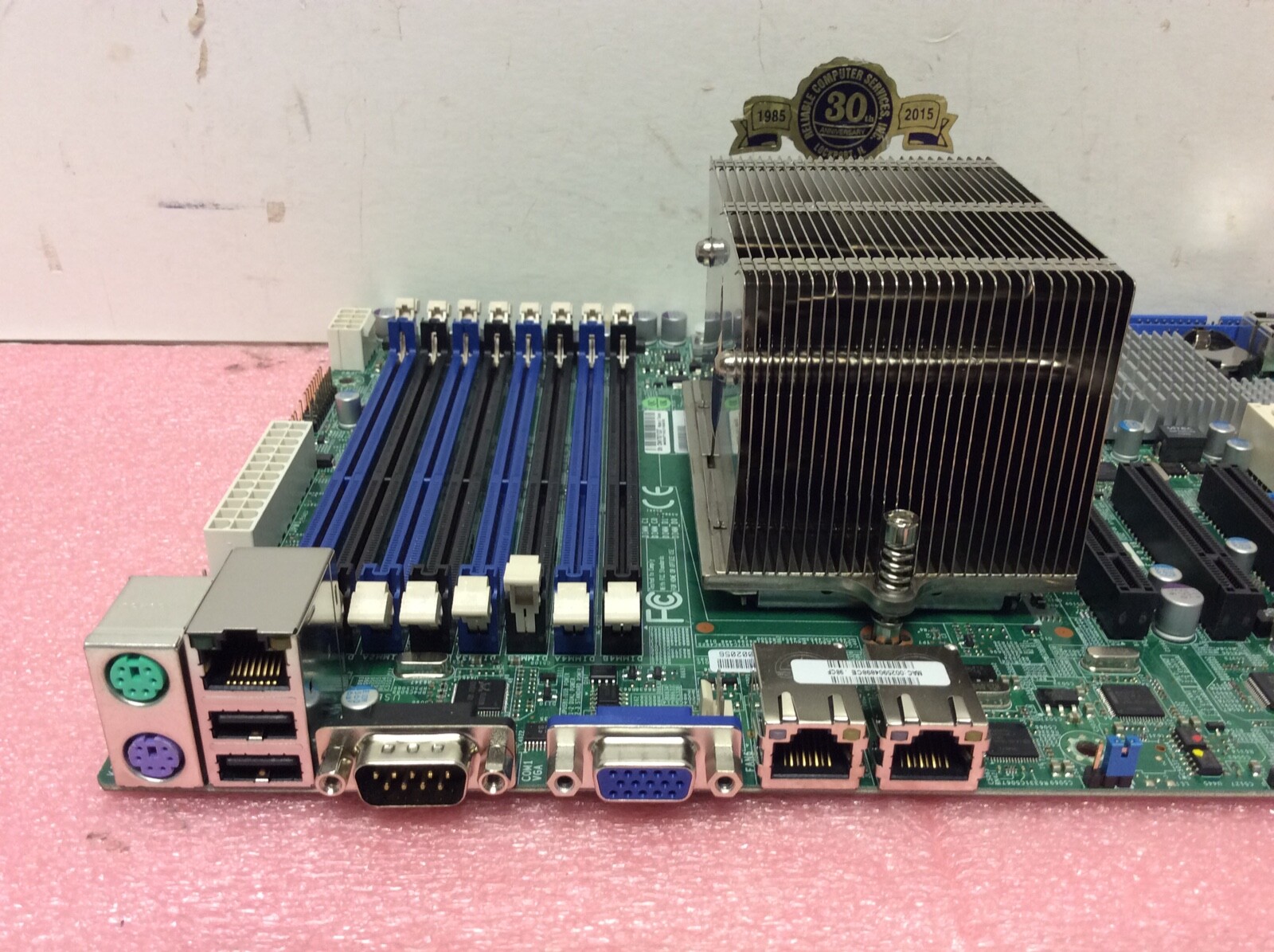 Super SuperMicro H8SGL-F Motherboard with CPU & Heatsink