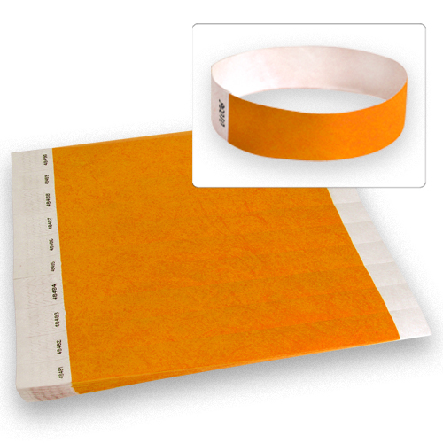 3/4inch Tyvek Wristbands 10,000 PickAColor- Bars, Clubs, Parties,Events,Security