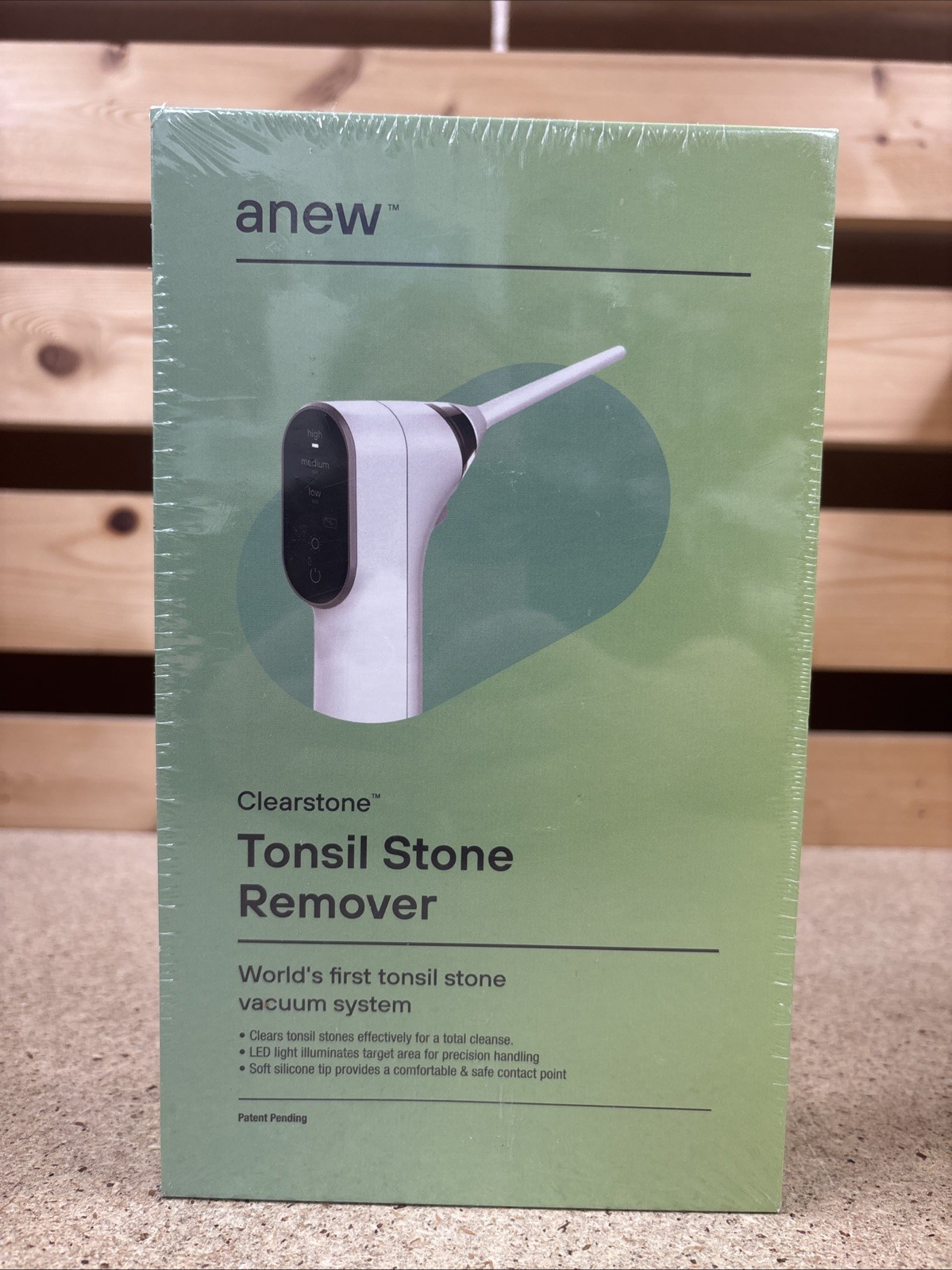 Tonsil Stone Remover Electronic Vacuum New Sealed Anew Clearstone