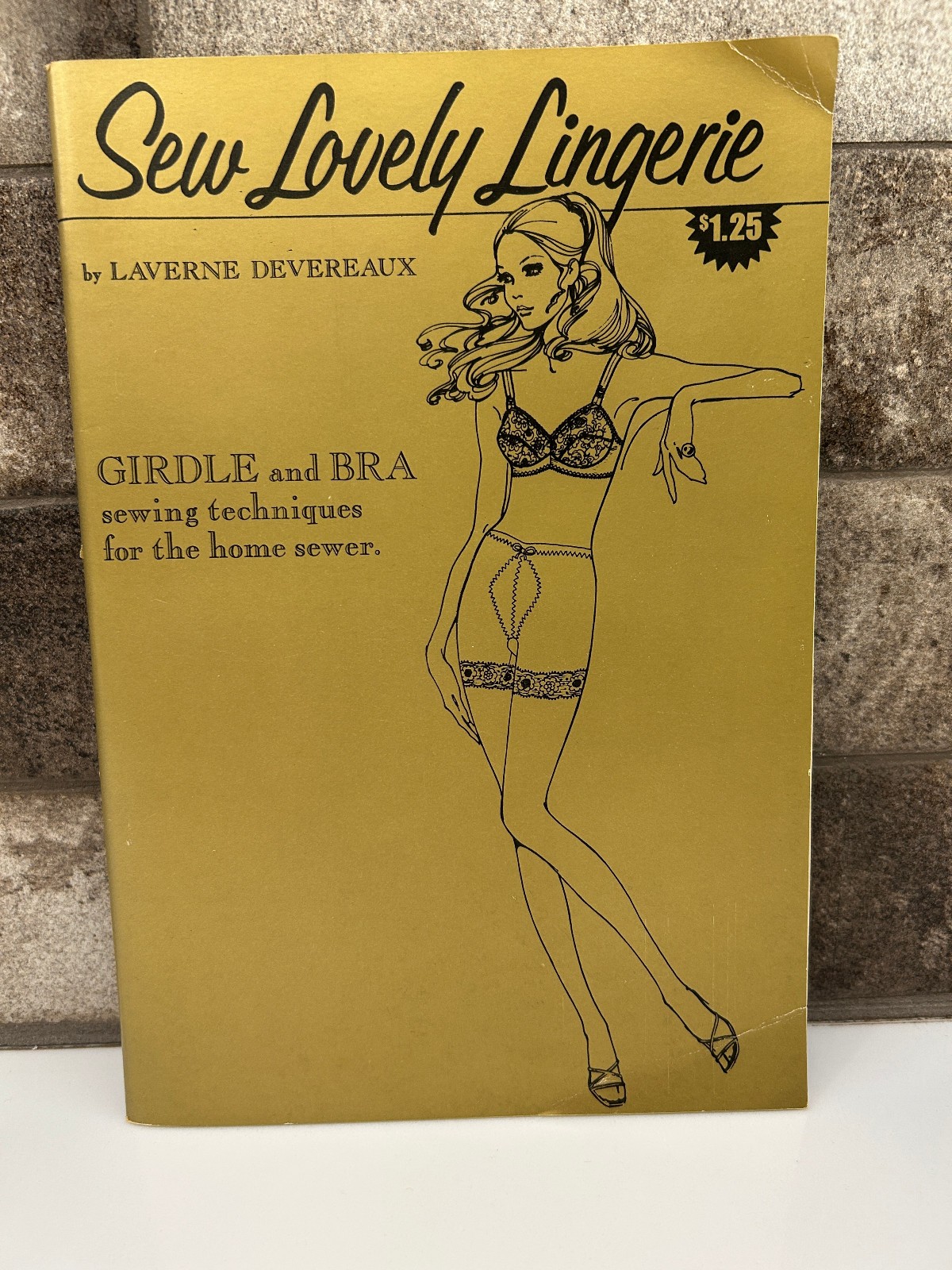 Vintage 1971 Sew Lovely Lingerie Sewing Techniques Books by Laverne Devereaux