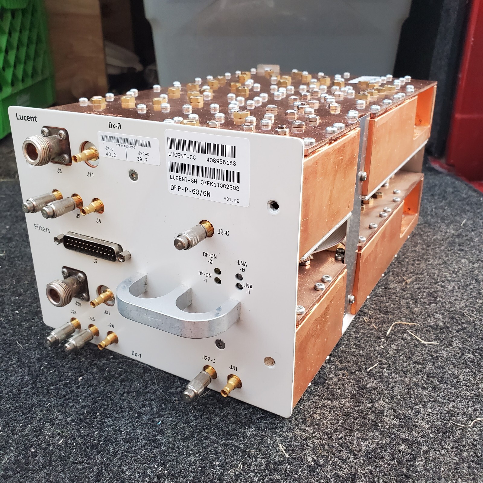 Lucent Dual Duplex Commcode Filter DFP-P-60/6N Telecom CY146-UMTS-001