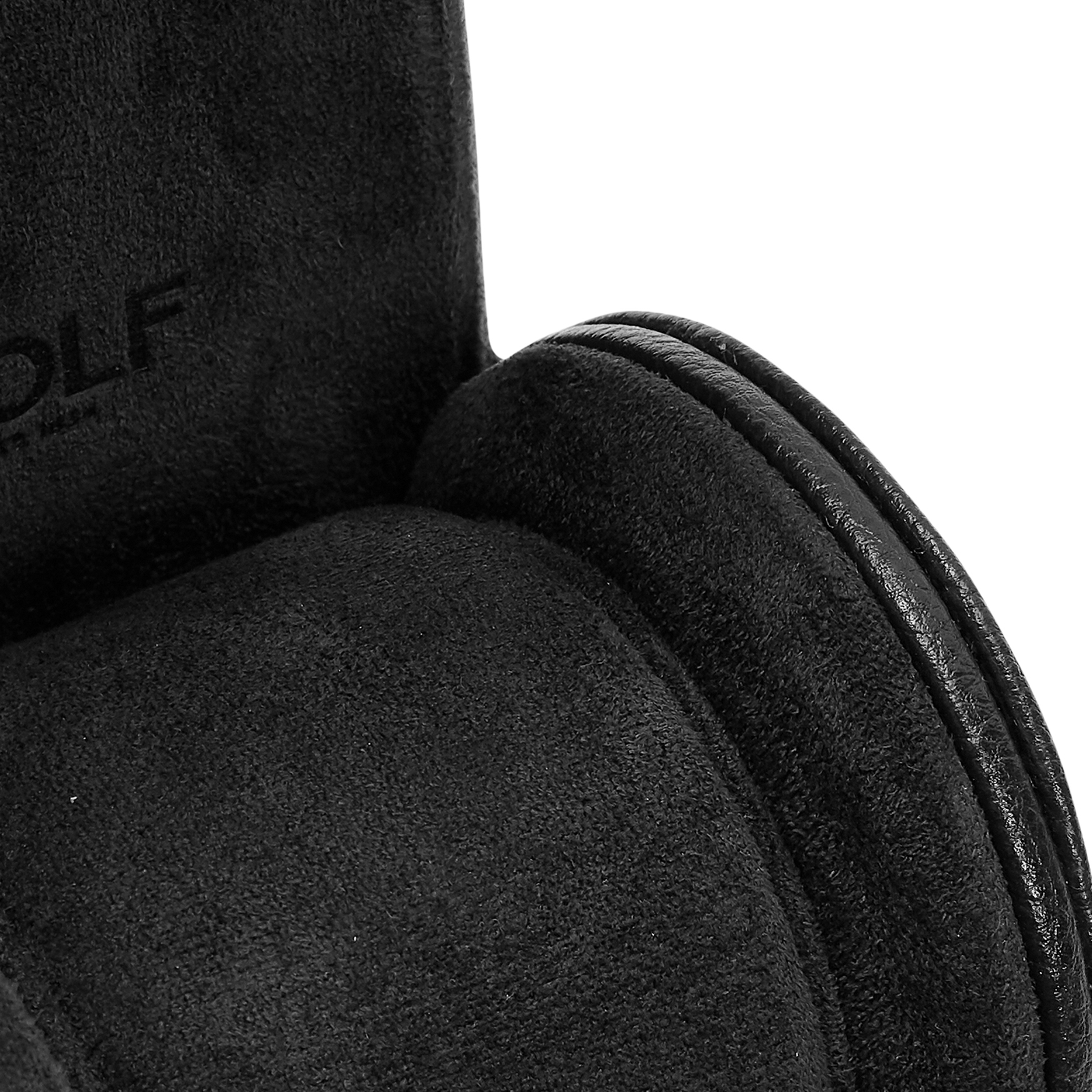 WOLF 529080 Blake Narrow Single Watch Roll in Black Leather MSRP $119