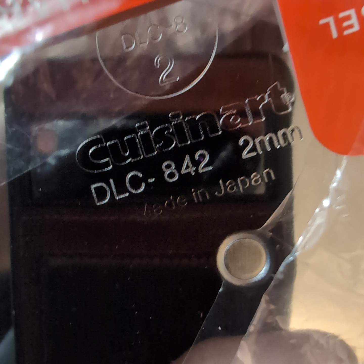 Cuisinart Pro Custom 11 DLC-842 2mm Blade Disc For DLC-8 DLC-10 OEM Japan