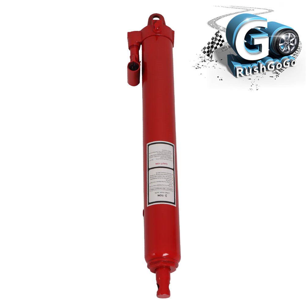 For Engine Lift Hoist Cherry Picker 3 Ton Hydraulic Long Ram Jack Manual Pump
